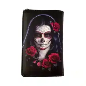 Nemesis ,sugar skull purse.
