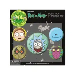 Badges rick and morty