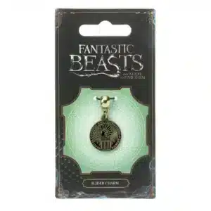 Fantastic Beasts slider charms,macusa round symbol.