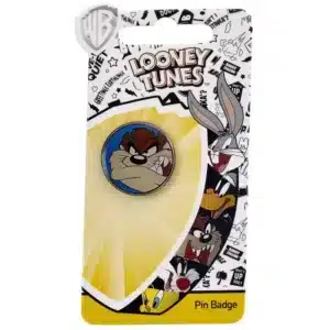 looney tunes pin badges,tazmanian devil.