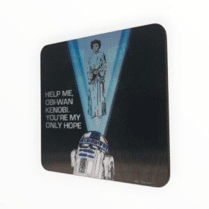 3d coaster R2D2 and princess leia