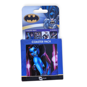 Coaster pack  batman and harliquin